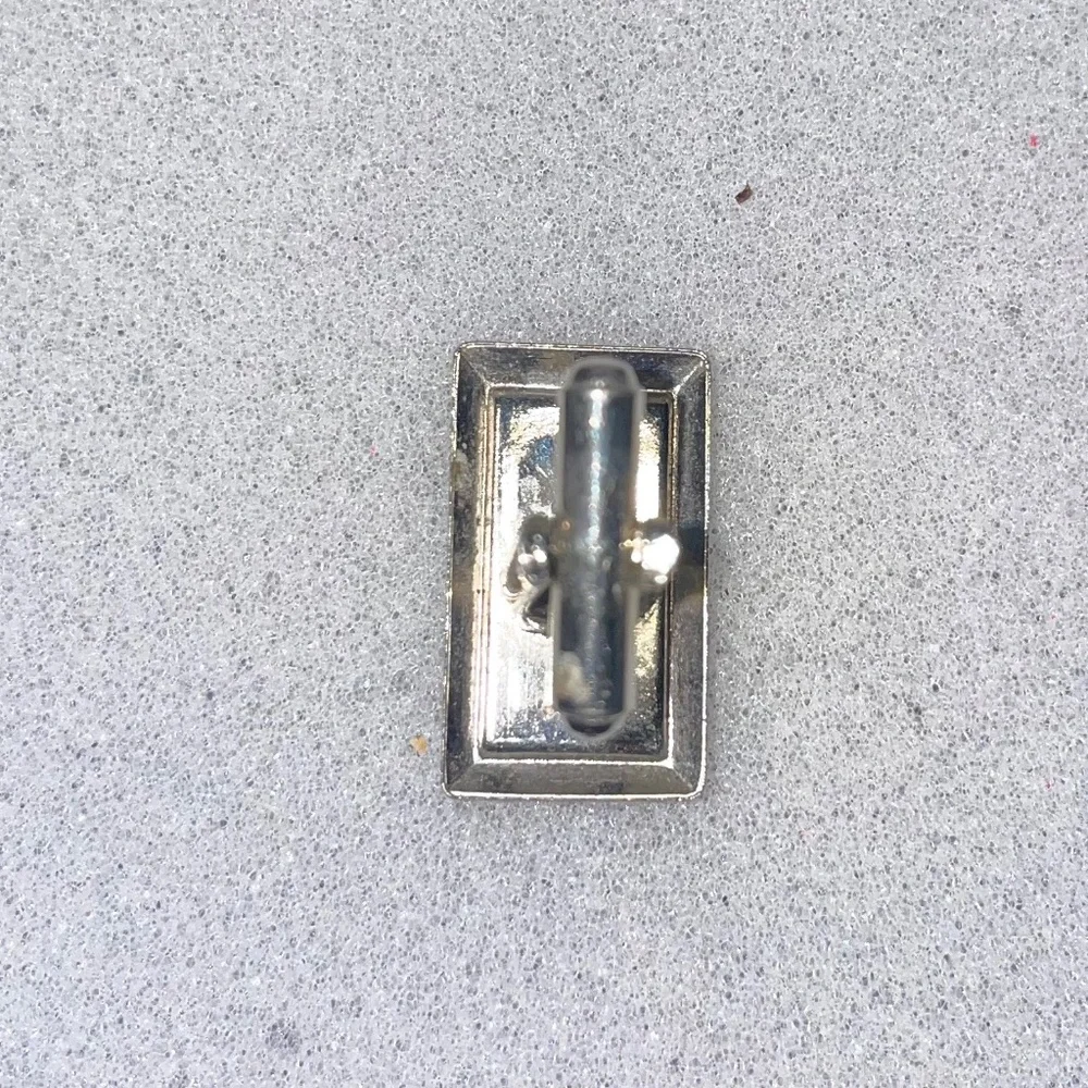 Replacement Lost SINGLE‎ Vintage Cuff Link Blue Stone & Silver